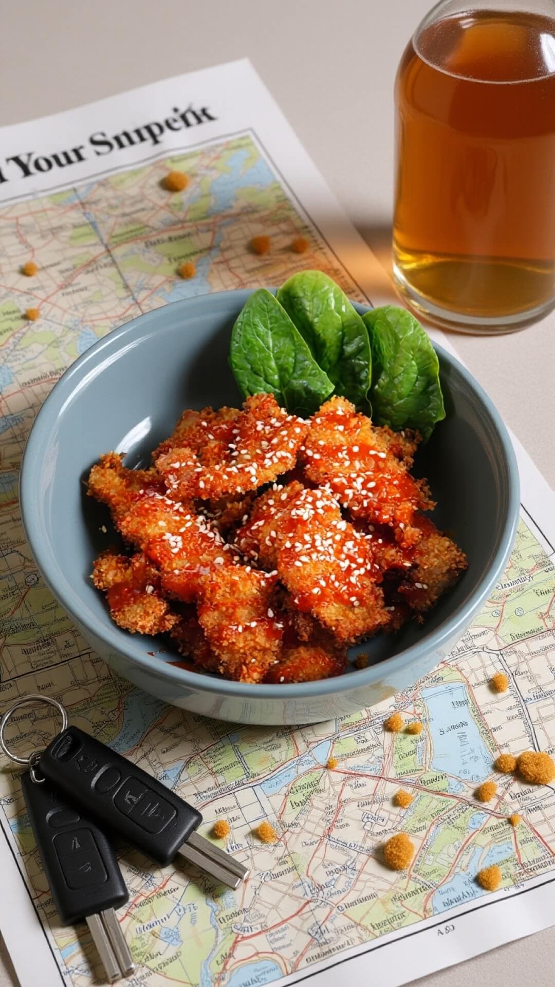 road trip bite - TikTok & Reels Viral Vertical Food Styling